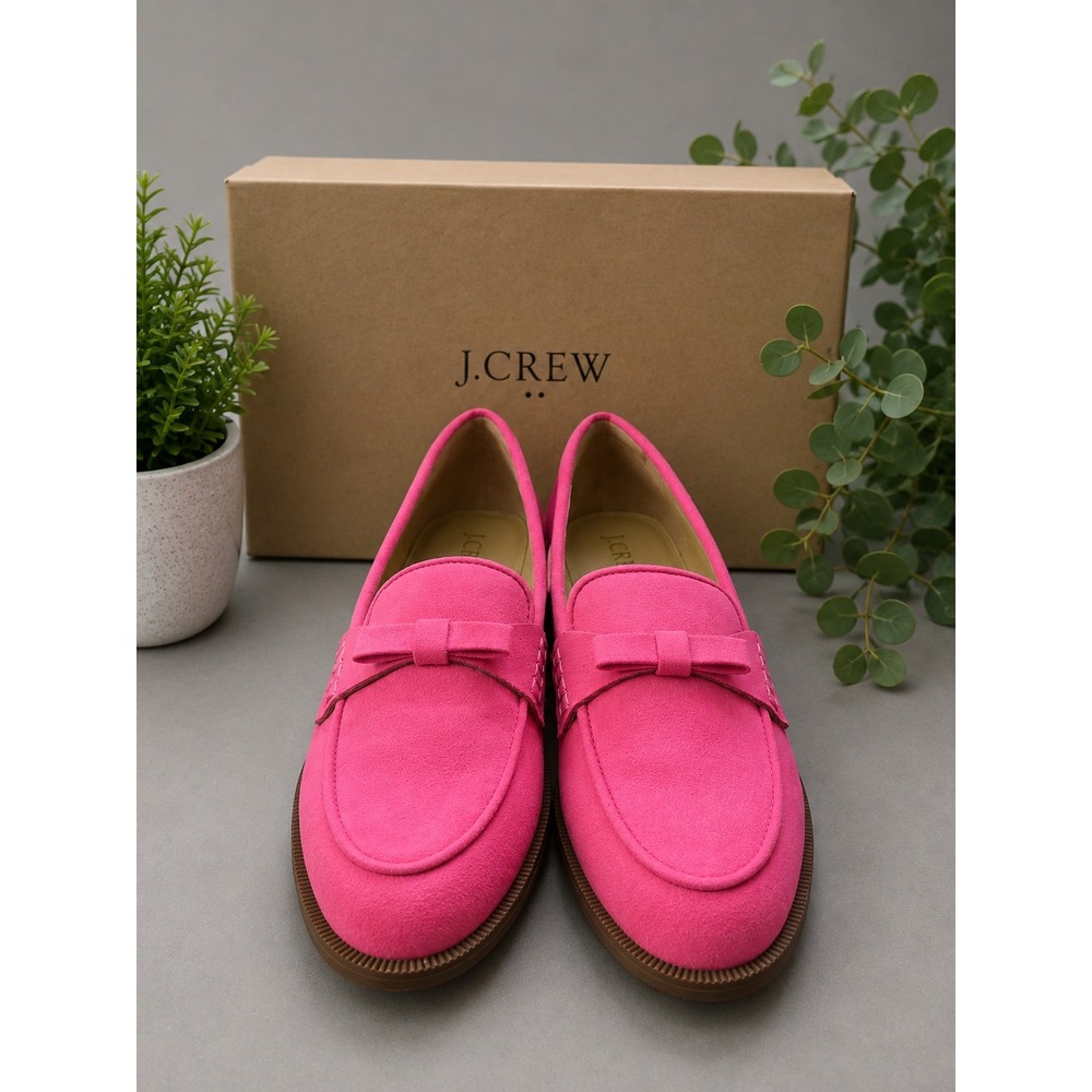 J. Crew Suede Bow Loafers 8 - Picture 4 of 8